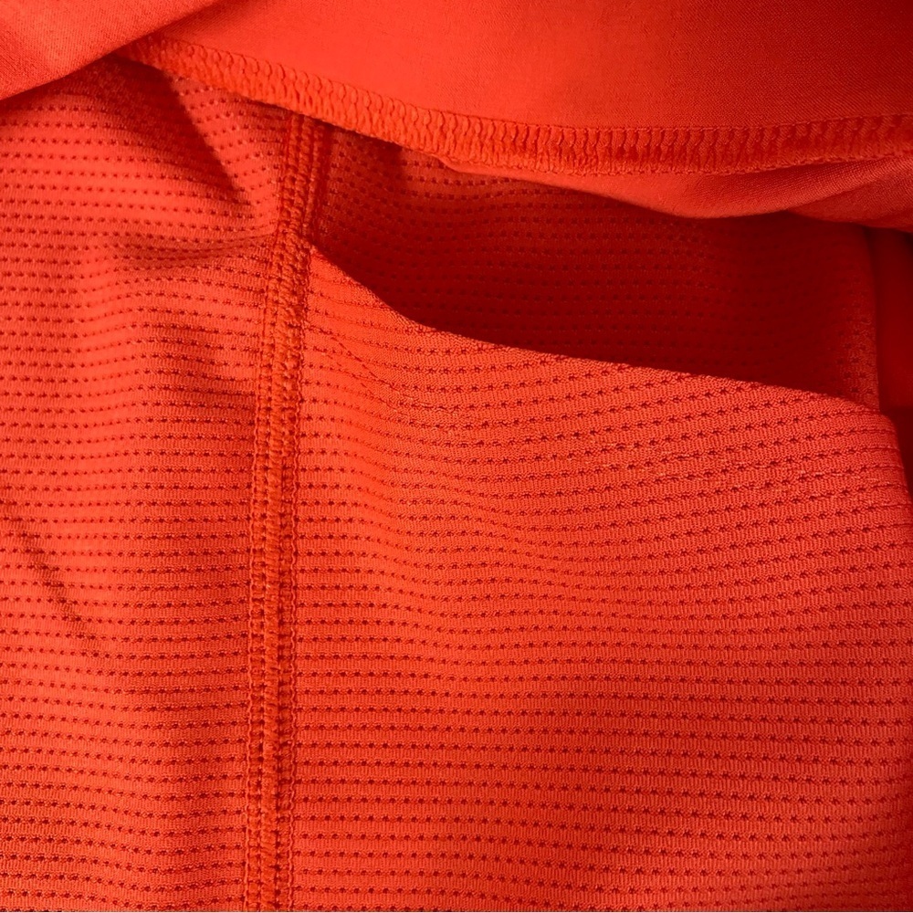 Athleta Womens Brooklyn Heights Skort Size 16 Red-Orange Zippered Pockets - Picture 7 of 14